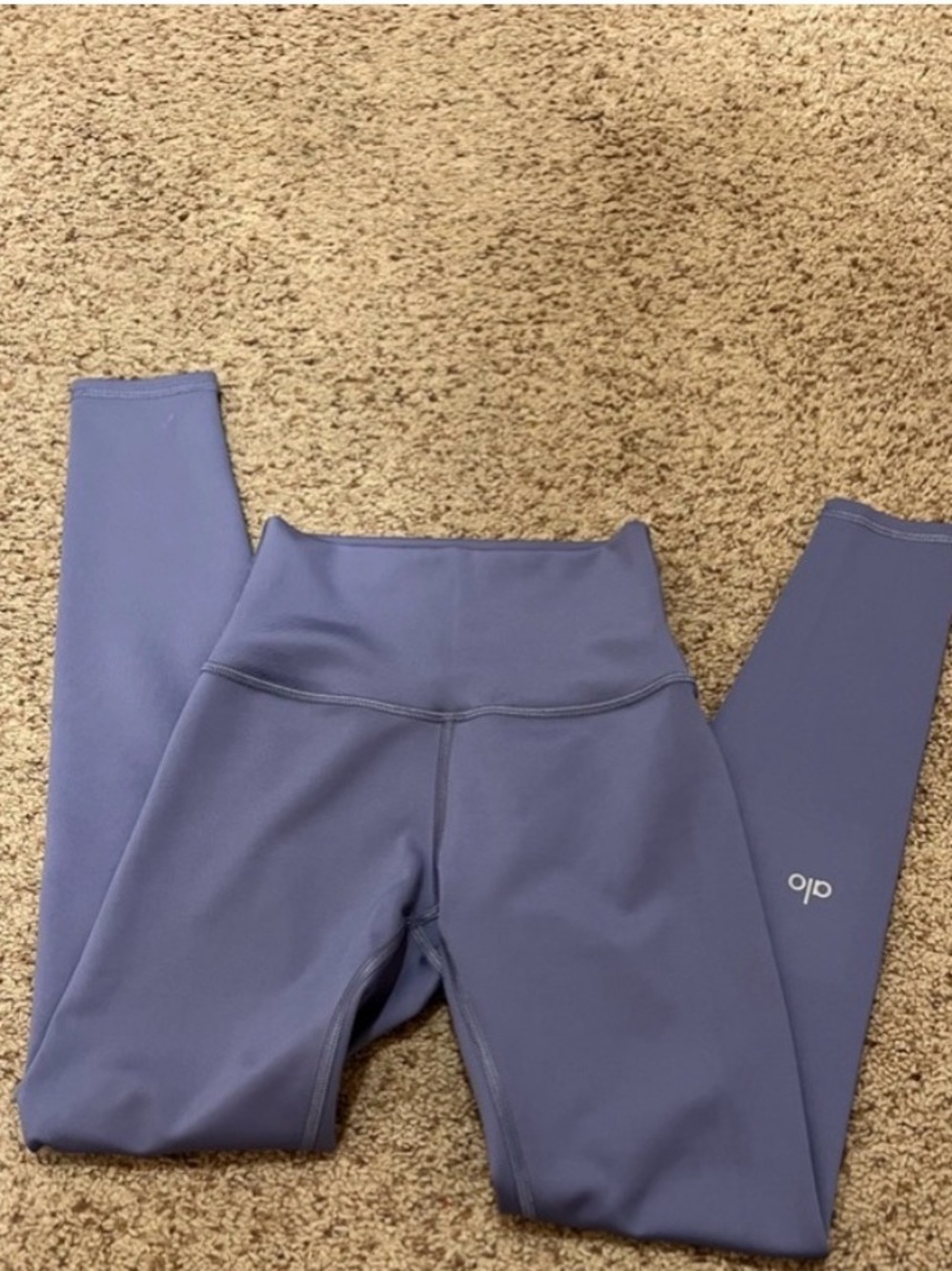 NWOT Alo High waist airlift legging size Small blue